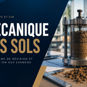 Programme de révision et de préparation de l'examens de Mécanique des sols